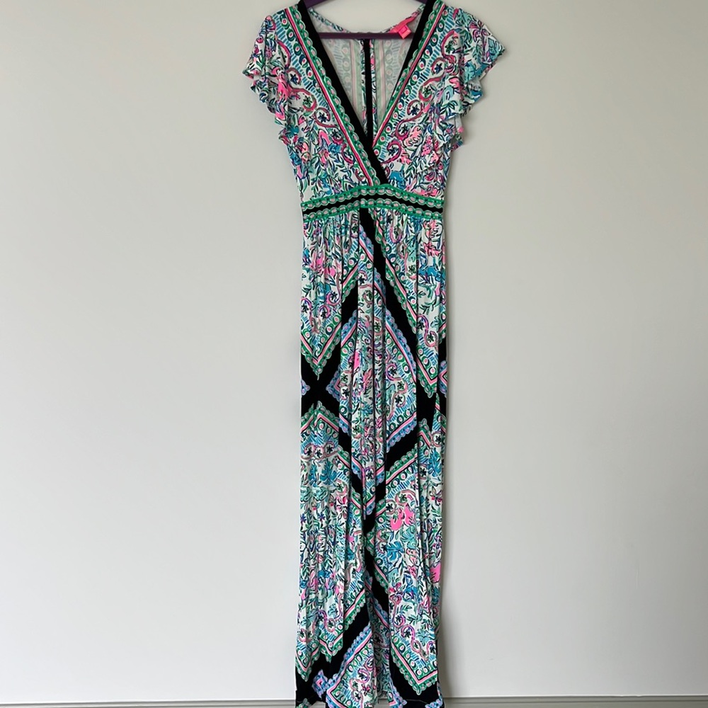 Lilly Pulitzer long patterned dress